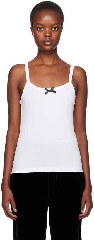 Photo: Caro Editions White Caro Tank Top