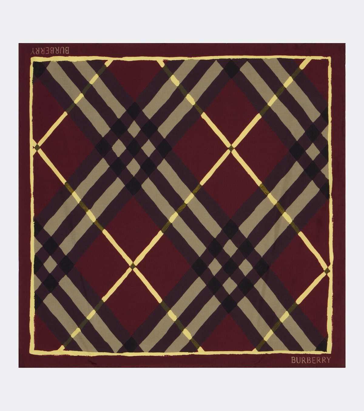 Burberry Burberry Check silk twill scarf