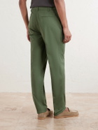 Altea - Dumbo Tapered Cotton-Blend Gabardine Trousers - Green