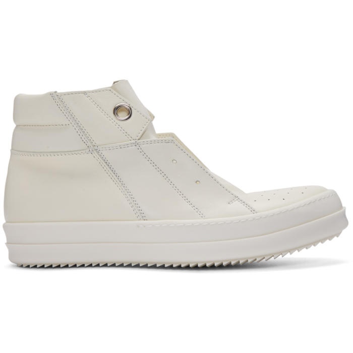 Photo: Rick Owens Ivory Island Dunk High-Top Sneakers
