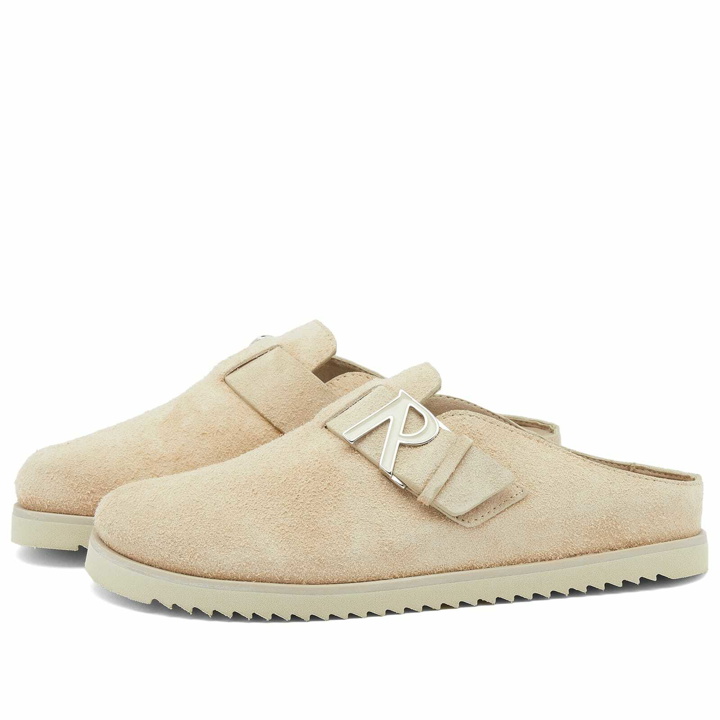 Photo: Represent Men's Initail Suede Mule in Taupe