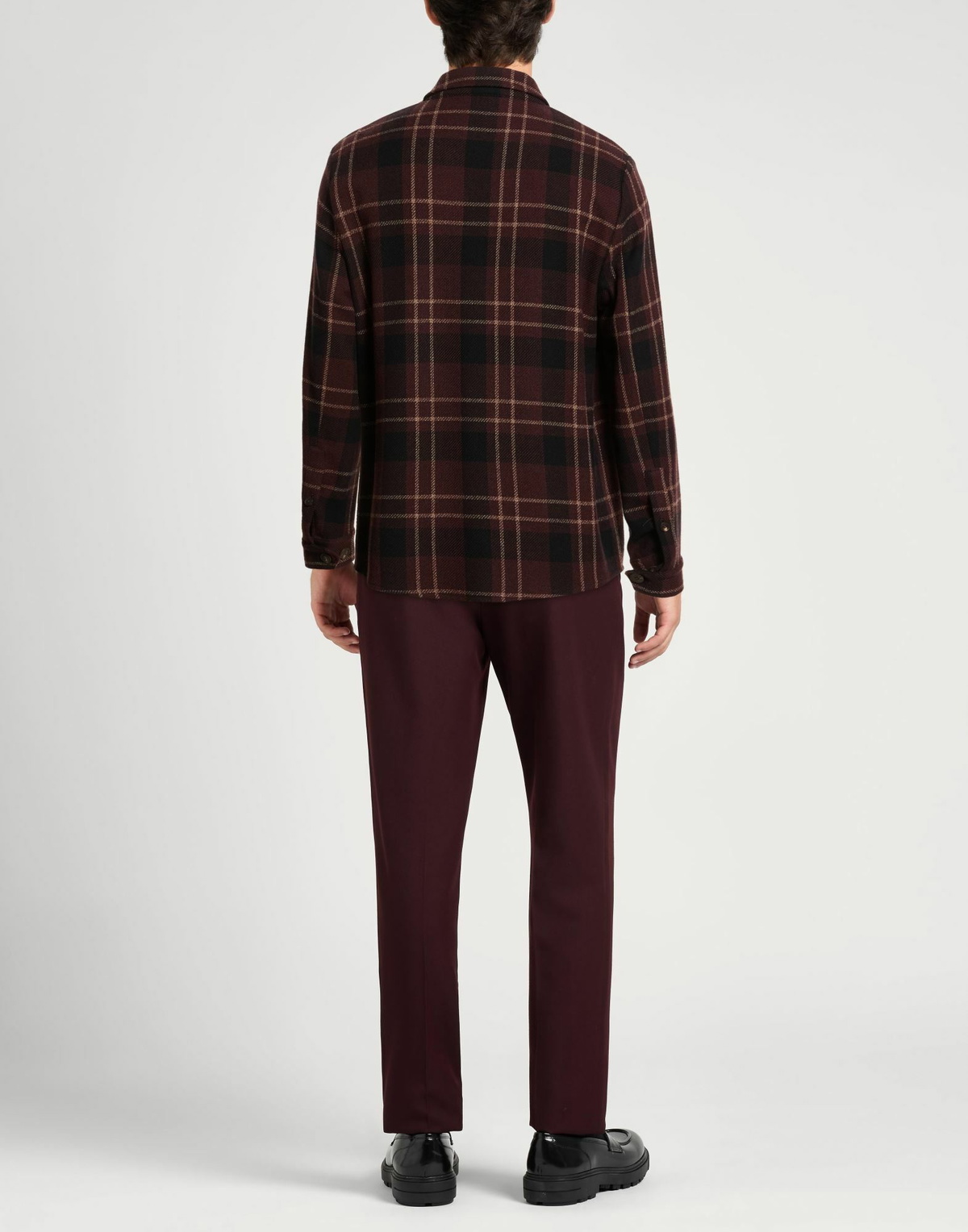 Drumohr Mens Shirt in Brown