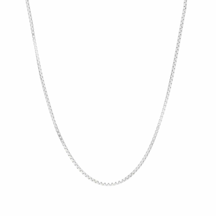 Photo: Tom Wood Men's 20.5" Square Chain in Silver 