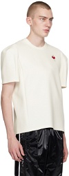 Doublet White Robot Shoulder T-Shirt