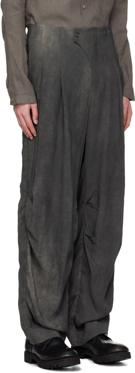 DEVOA Gray Twist Trousers