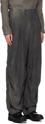 DEVOA Gray Twist Trousers