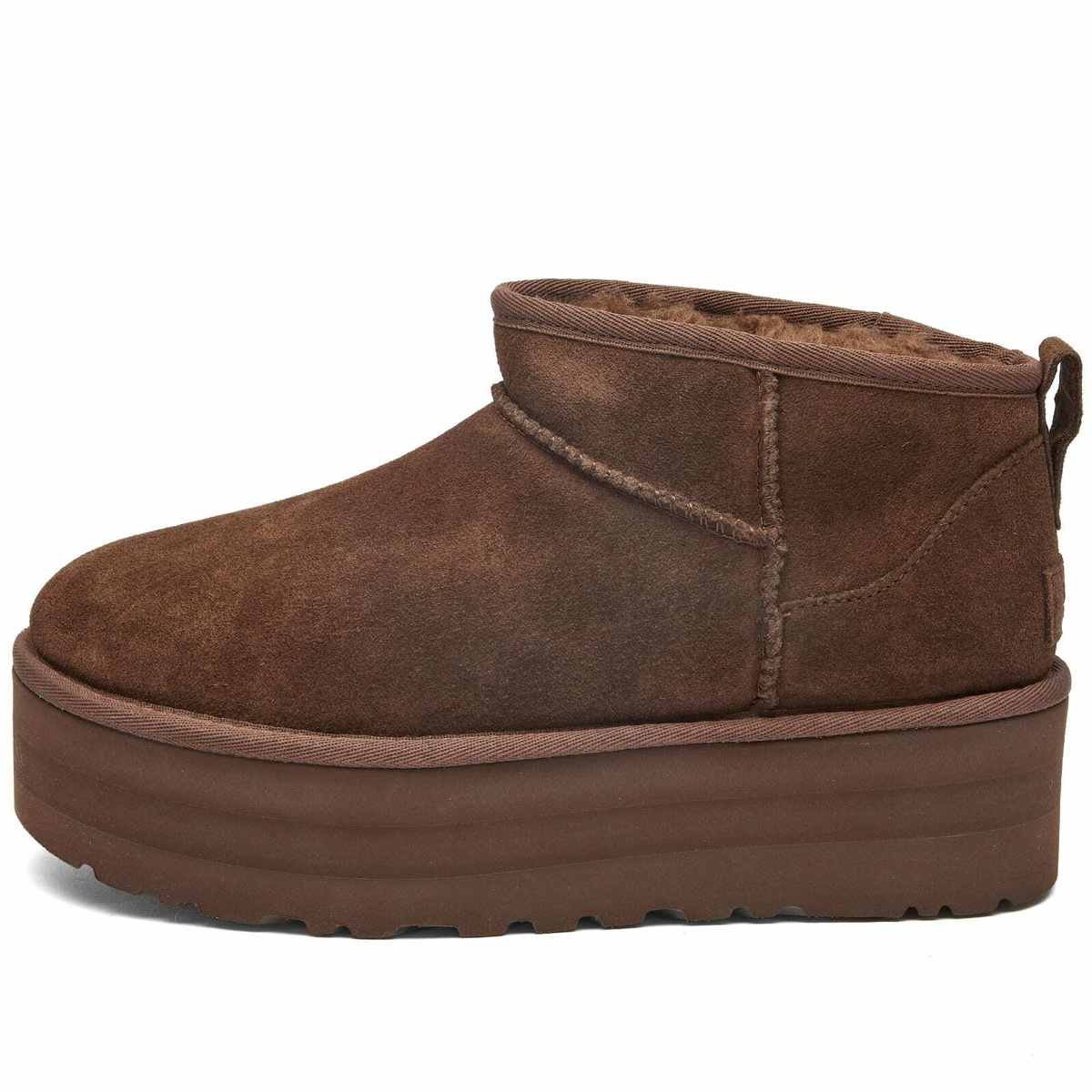 UGG クラシックミニプラットフォーム　ブラウン　burnt ceder 厚底 UGG CLASSIC MINI PLATFORM BURNT CEDAR（アグ クラッシック