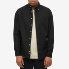 Gitman Vintage Men's Button Down Overdyed Oxford Shirt in Black