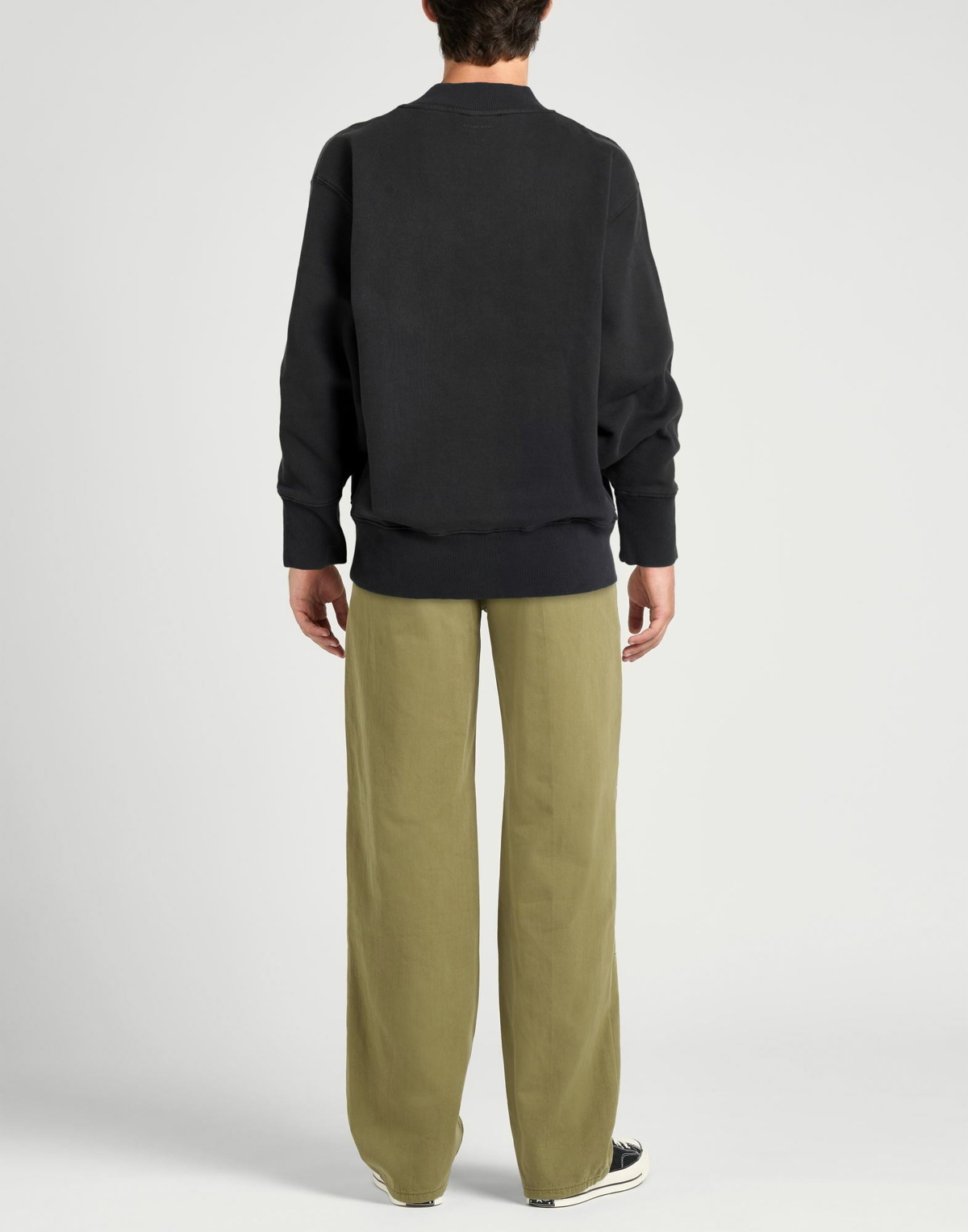 Anine Bing Mens Sweatshirt Charcoal