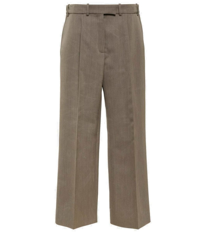 Photo: The Row Roan wool and silk wide-leg pants