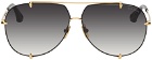 Dita Black & Gold Talon Sunglasses