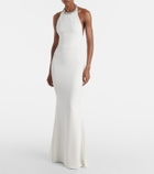 Givenchy Crystal-embellished open-back gown