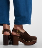 Chloé Jeannette suede clogs