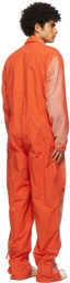 Loewe Orange Paula's Ibiza Zipped Jumpsuit