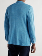 Peter Millar - Falls Slim-Fit Unstructured Wool, Silk and Linen-Blend Blazer - Blue