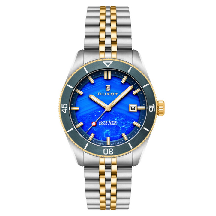 Photo: Duxot Pacifico Automatic Blue Dial Mens Watch DX-2076-AA