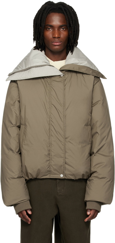 Photo: Entire Studios Khaki Kelly Down Jacket