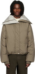 Entire Studios Khaki Kelly Down Jacket