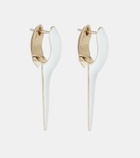 Melissa Kaye Lola Needle 18kt gold earrings