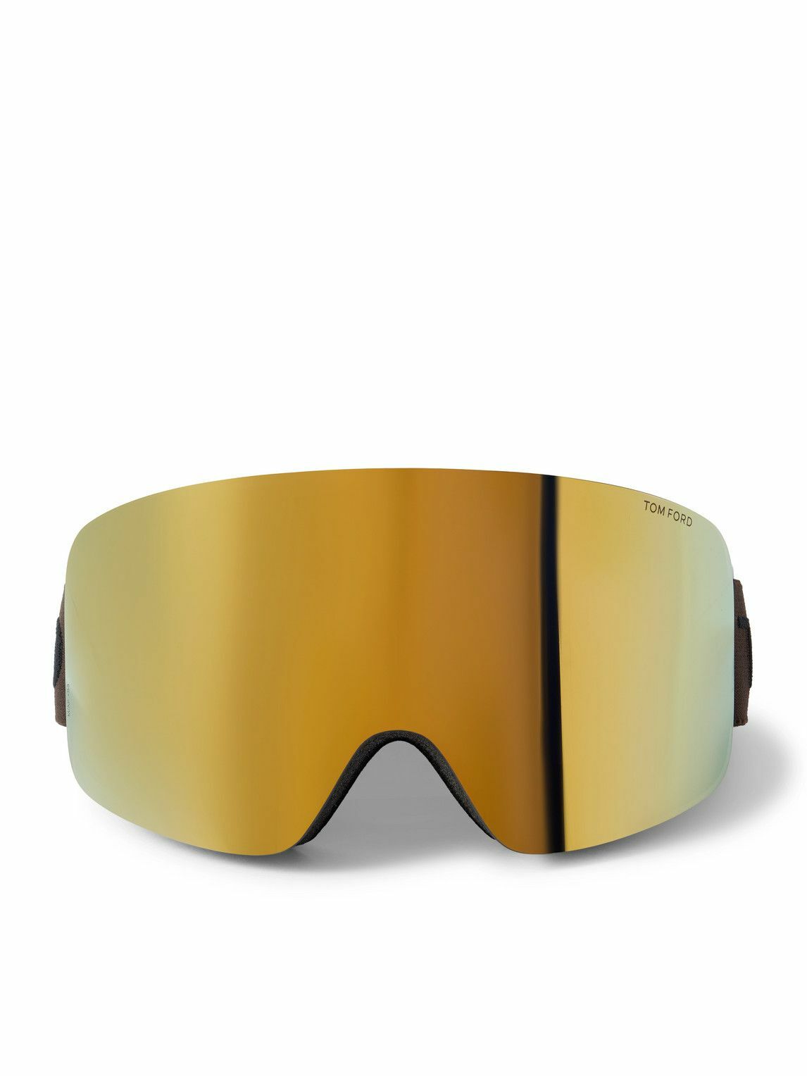 TOM FORD - Logo-Jacquard Webbing-Trimmed Ski Goggles