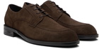 BOSS Brown Suede Derbys