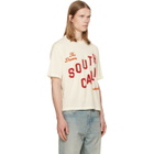 AMIRI White 'South Cali' Crop T-shirt