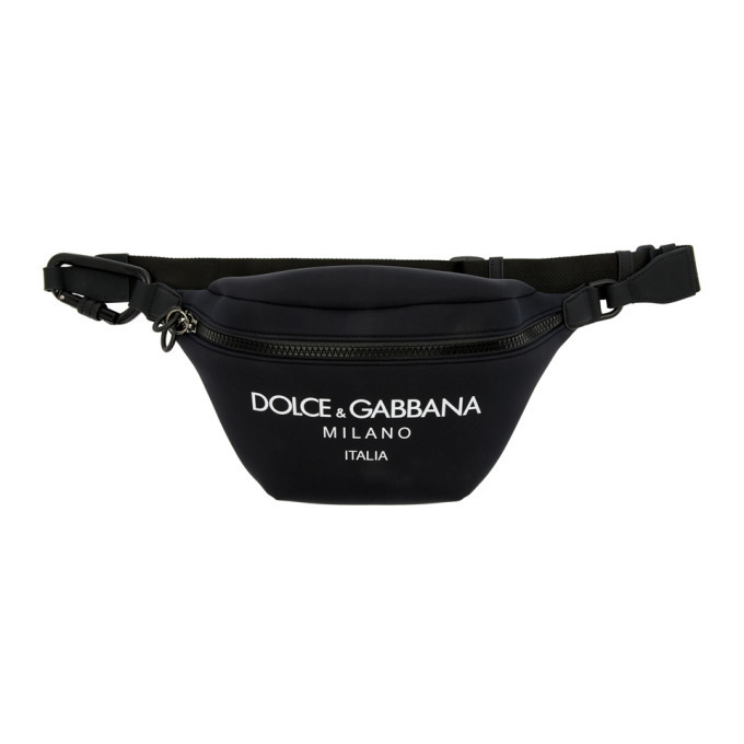 Dolce and Gabbana Black Waist Pouch Dolce & Gabbana