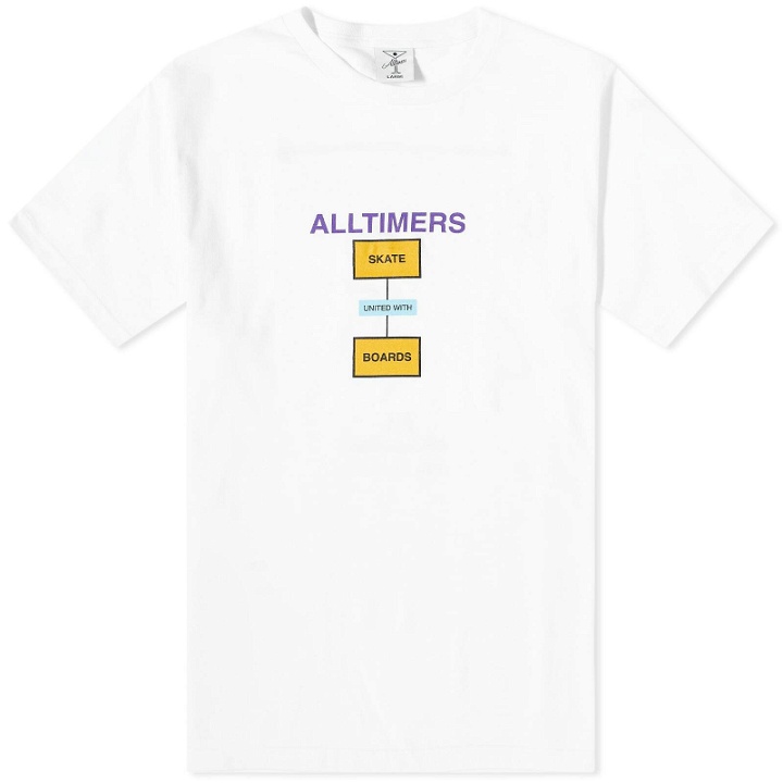 Photo: Alltimers Men's Form & Matter T-Shirt in White