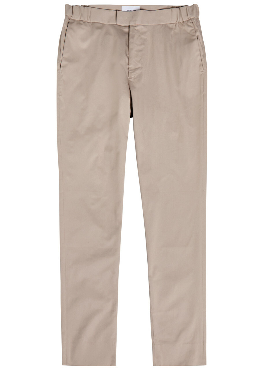Lestrange The 24 Classic Stretch-cotton Trousers Beige