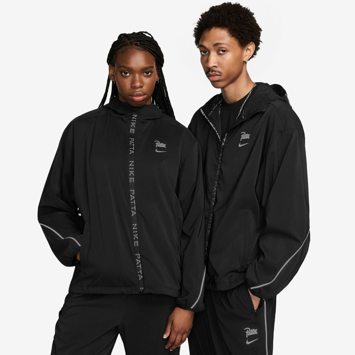 Nike x Patta Full Zip Jacket in Black Nike