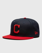 New Era Mlb Ac Perf Cleveland Indians Black - Mens - Caps
