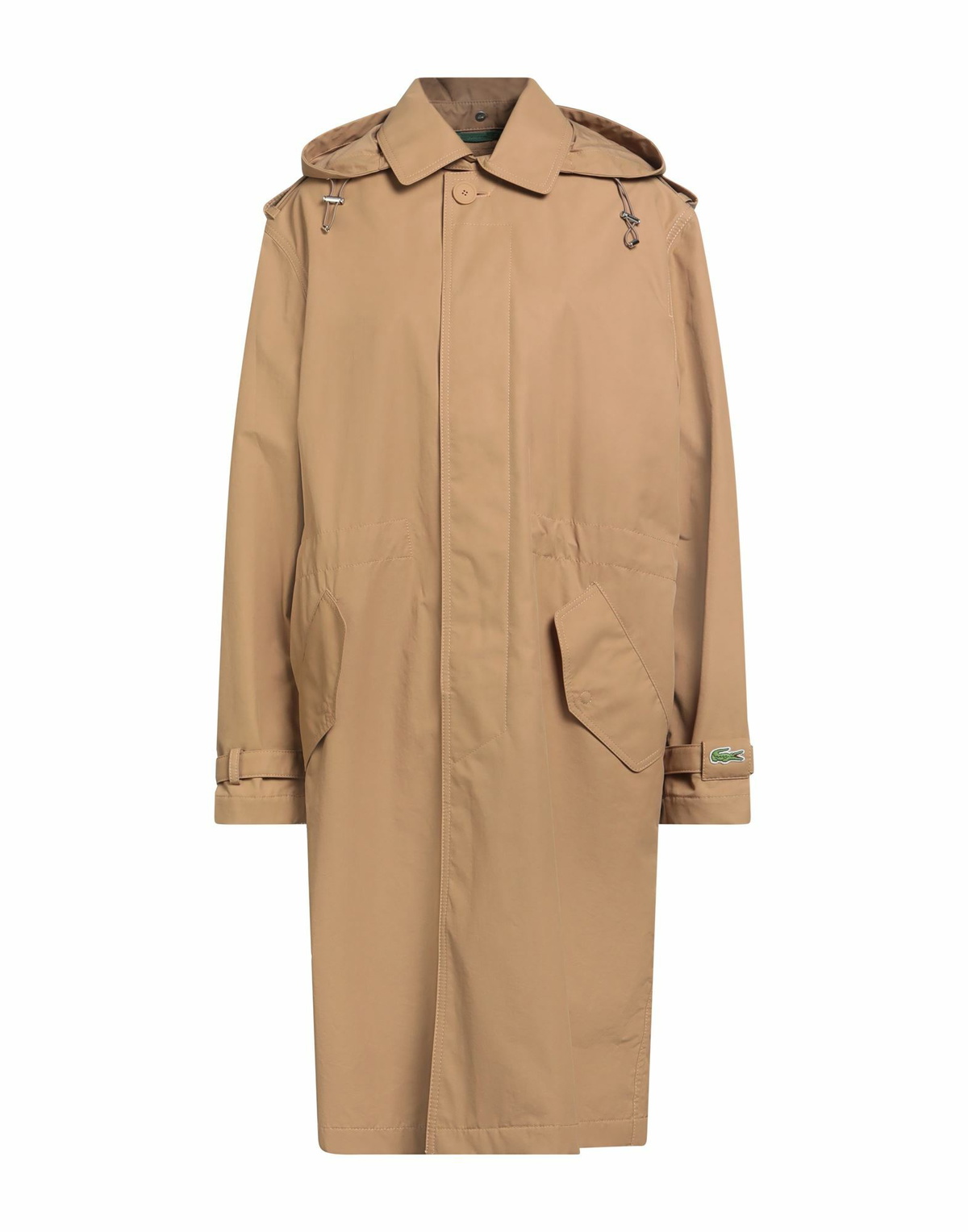 Lacoste Womens Overcoat & Trench Coat Camel