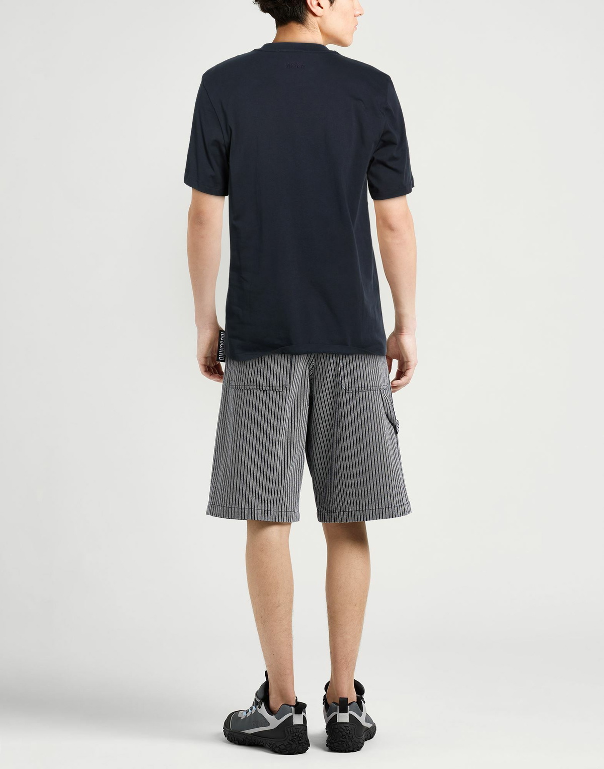 Msgm Mens T-shirt Midnight in Blue