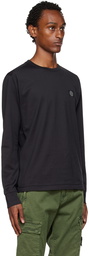 Stone Island Black Patch Long Sleeve T-Shirt