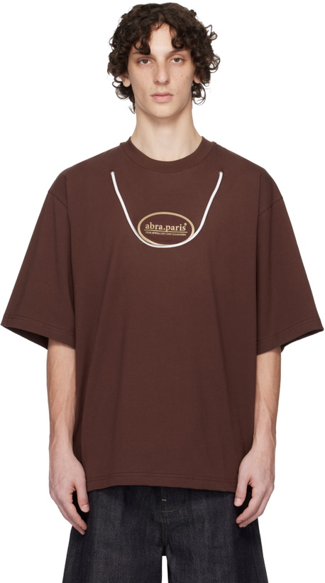 Photo: ABRA Brown 'Abra Paris' T-shirt