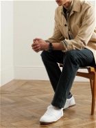 Mr P. - Atticus Full-Grain Leather Sneakers - White