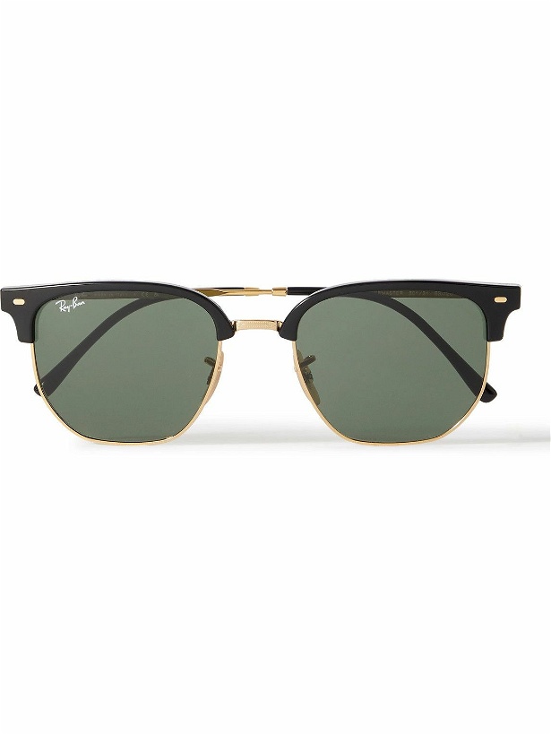 Photo: Ray-Ban - Clubmaster Acetate and Gold-Tone Sunglasses