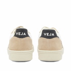 Veja Men's V-10 Leather Basketball Sneakers in Extra White/Black Sahara