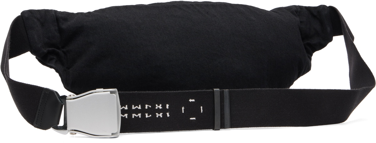 Julius Black 12oz Denim Crossbody Bag