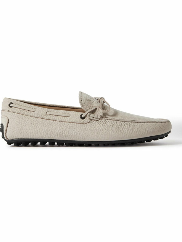 Photo: Tod's - City Gommino Full-Grain Nubuck Driving Shoes - Neutrals