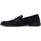 Marsèll Navy Stesa Reversed Leather Loafers