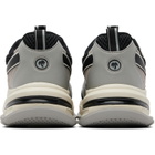 Palm Angels Black & Gray Palm Runner Sneakers