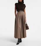Jardin des Orangers Turtleneck wool and cashmere sweater vest