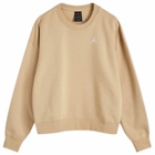 Air Jordan Women's Brooklyn Fleece Crew Sweat in Desert