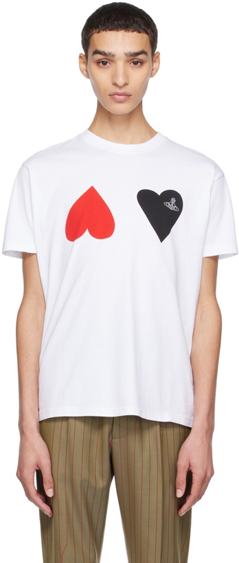 Photo: Vivienne Westwood White Hearts T-Shirt