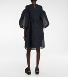 Cecilie Bahnsen - Oversized puff-sleeve midi dress