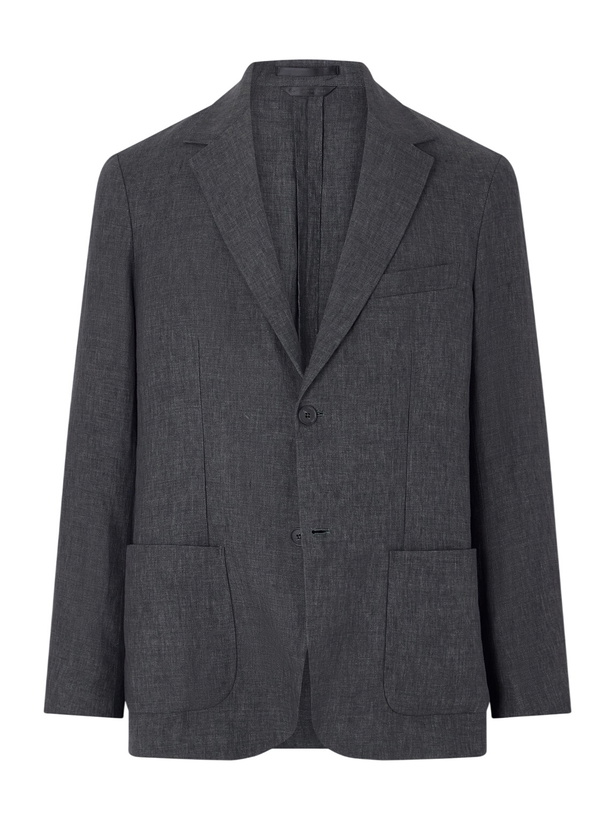 Photo: Sunspel - Linen Suit Jacket - Gray