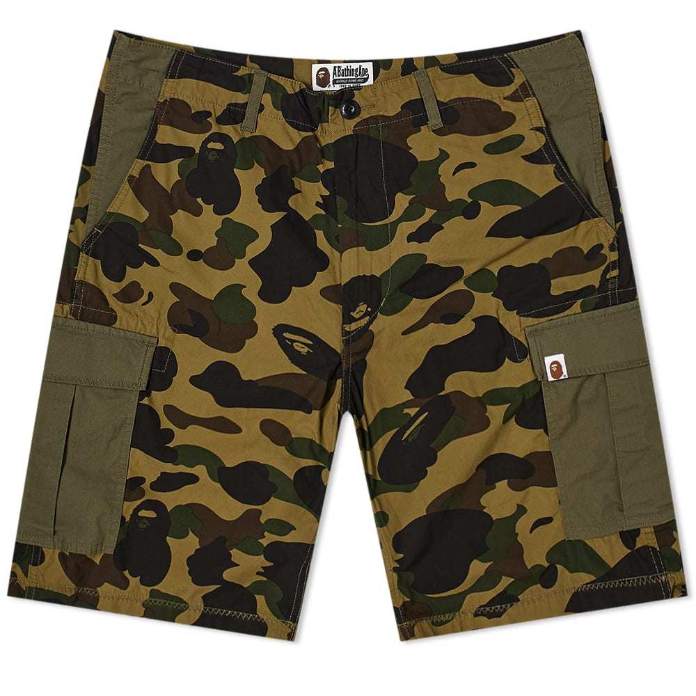 A Bathing Ape Space Camo Shark Reversible Short A Bathing Ape Kids