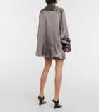Peter Do Satin wrap blouse