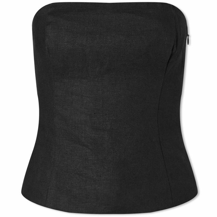 Photo: Samsøe Samsøe Women's Linen Corset Top in Black